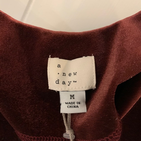 Deep Red Velvet Tank - Picture 2 of 4